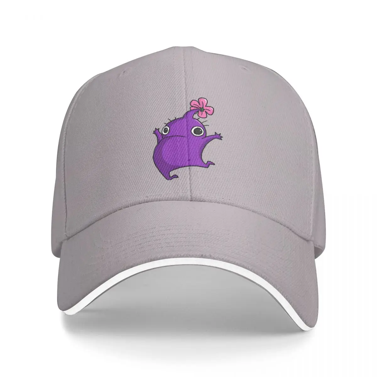 Purple Jumping Pikmin Baseball Cap Fashion Video Game Cartoon Kids Sandwich Caps for Men Women Adjustable Caps Hat Workouts