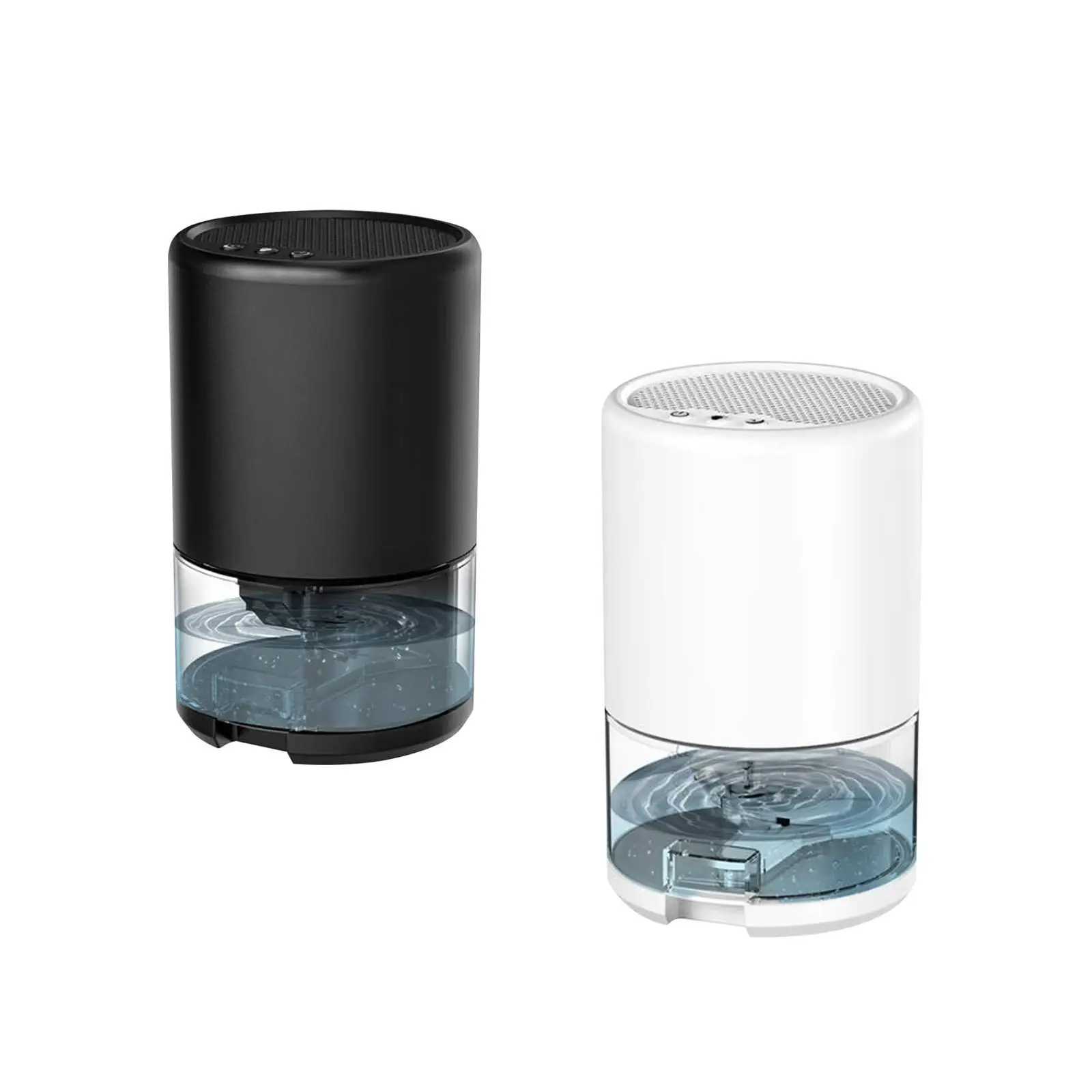 Desumidificador elétrico com luz noturna, Compacto para quarto, Lavanderia doméstica, 7 cores