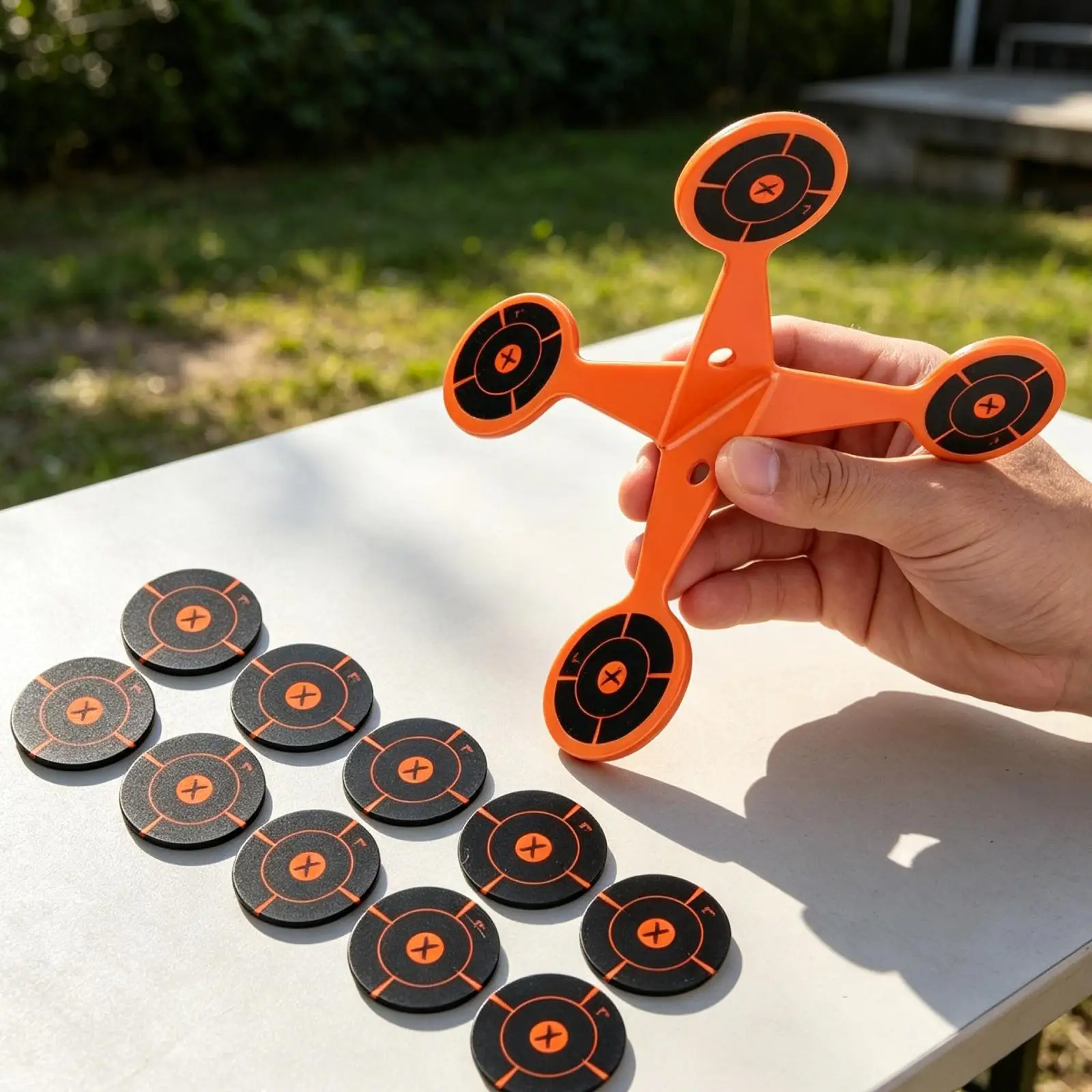 Rolling Flip Target Dynamic Feedback Alloy Steel Training Stickers Paper Set for Skill Building Indoor Outdoor