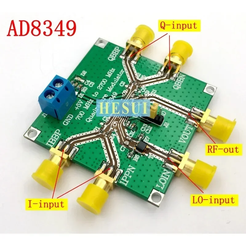 AD8349 quadrature modulation module 700 MHz to 2.7 GHz