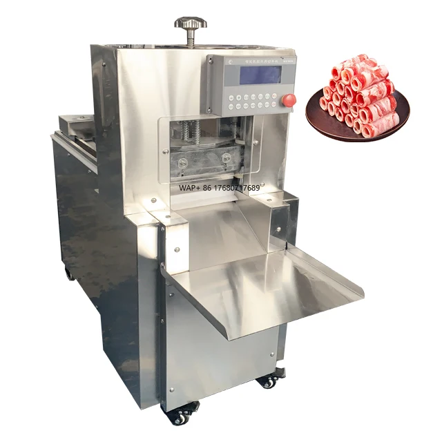 

Fully Automatic Commercial Adjusted Thickness Frozen Meat Flaker Slicer Equipment Slicing Machine