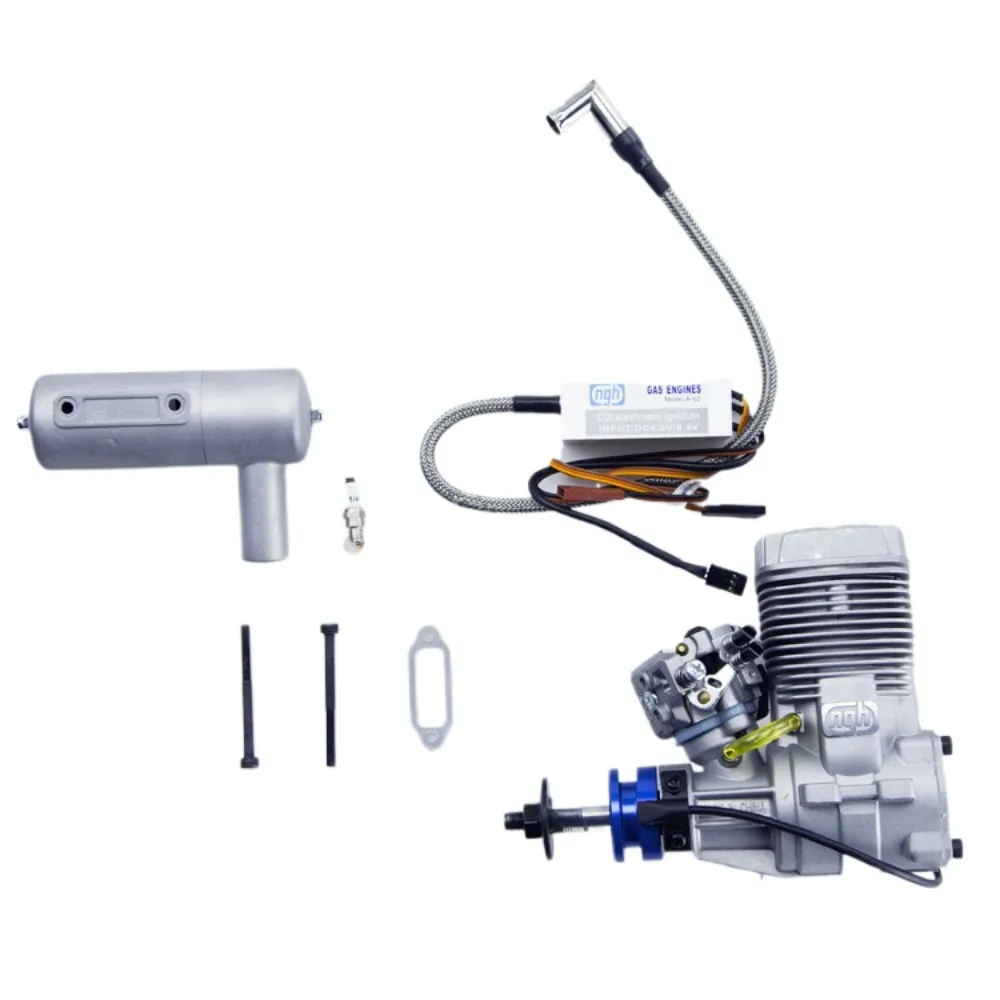 GT25 25CC Two Stroke Engine Side Exhaust CDI Electric Ignition Aircraft Remote Control Fixed Wing Aircraft Engine Model