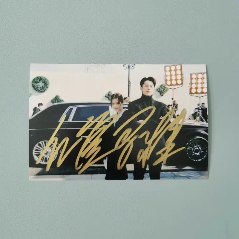 Dylan Wang Hedi Bai Lu Autographed Photo TV Only for Love Shi Yan Shu Yi Drama Stills Handwritten Collection Signature Pictures