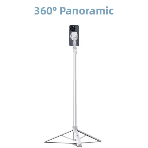 Ulanzi TT88 Overhead Selfie Stick 1.44M with MagSafe Clamp Photograph Tripod 360° Panoramic Shooting for Phone Livestream Vlog