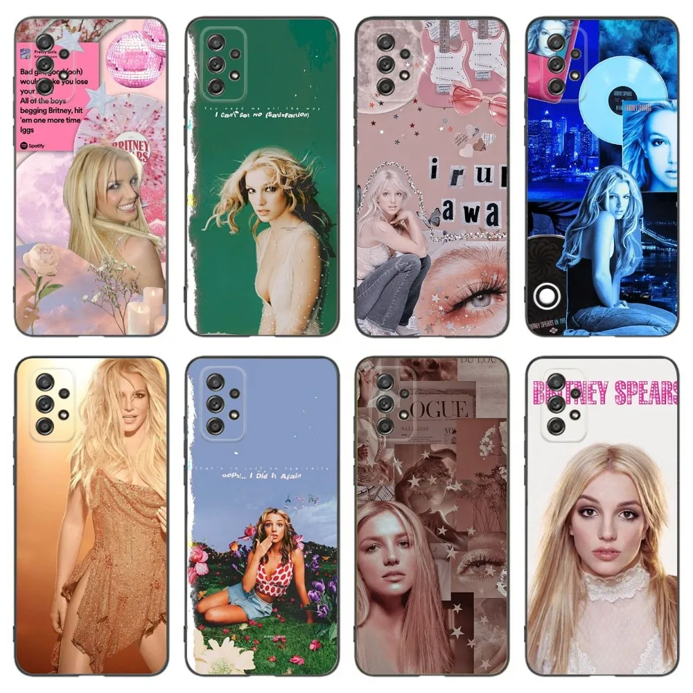 Britney Spears singer Phone Case For Samsung Galaxy A13,A21s,A22,A31,A32,A52,A53,A71,A80,A91 Soft Black Phone Cover