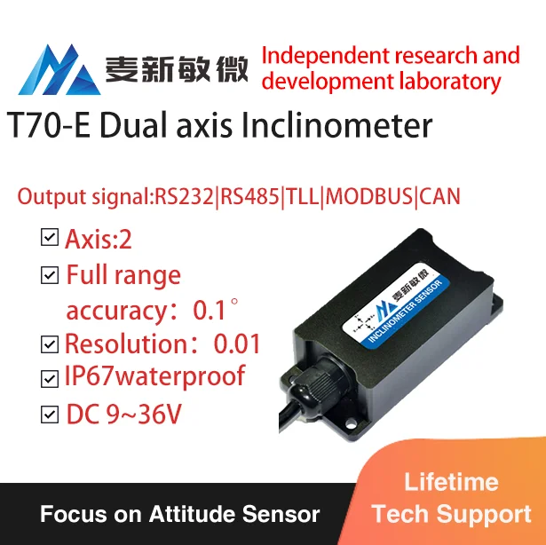 2025Dual Axis Ultra Precision Inclinometer/Slope Inclniometer/Slope Meter