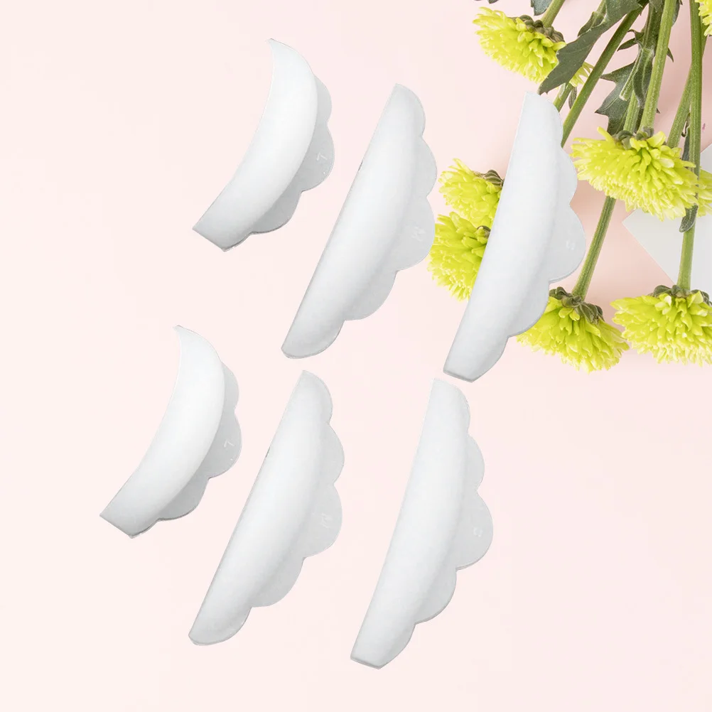 6Pcs Wimpern Dauerwelle Silikon Pads Curler Schilde Größe S M L Lash Lift Verlängerung Kit Wiederverwendbare Make-Up-Tool Wimpern dauerwelle Kit