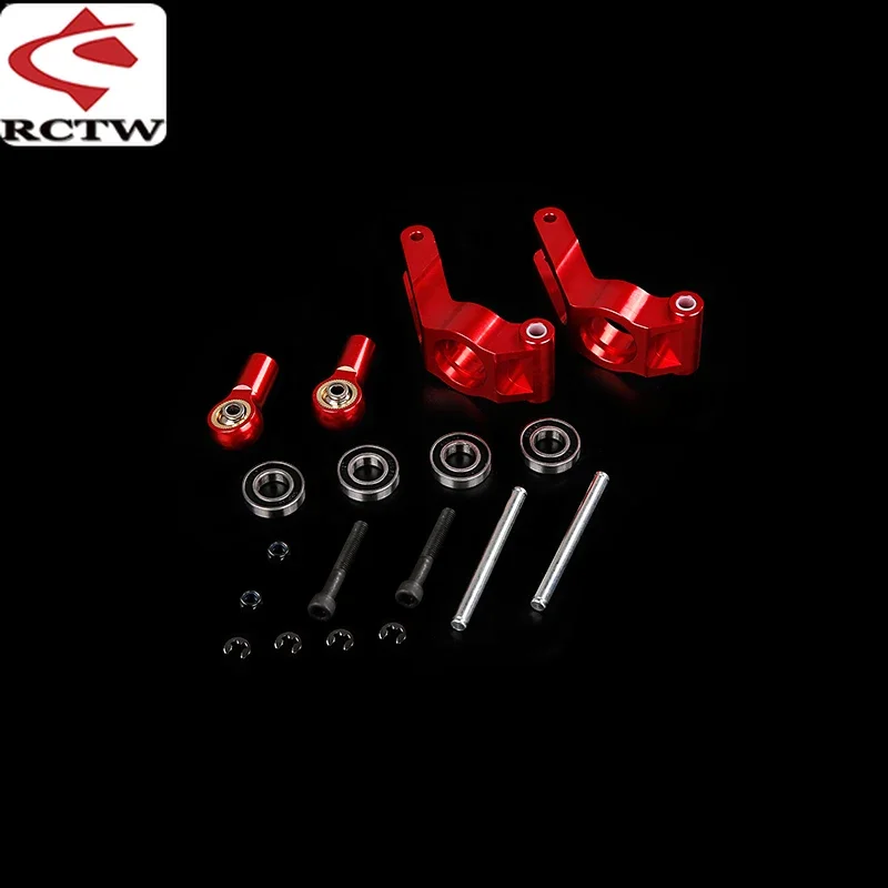 Rc carro gás cnc metal conjunto de assento de rolamento da roda traseira de uma peça para 1/5 hpi rovan km gtb racing baja 5b 5t 5sc peças