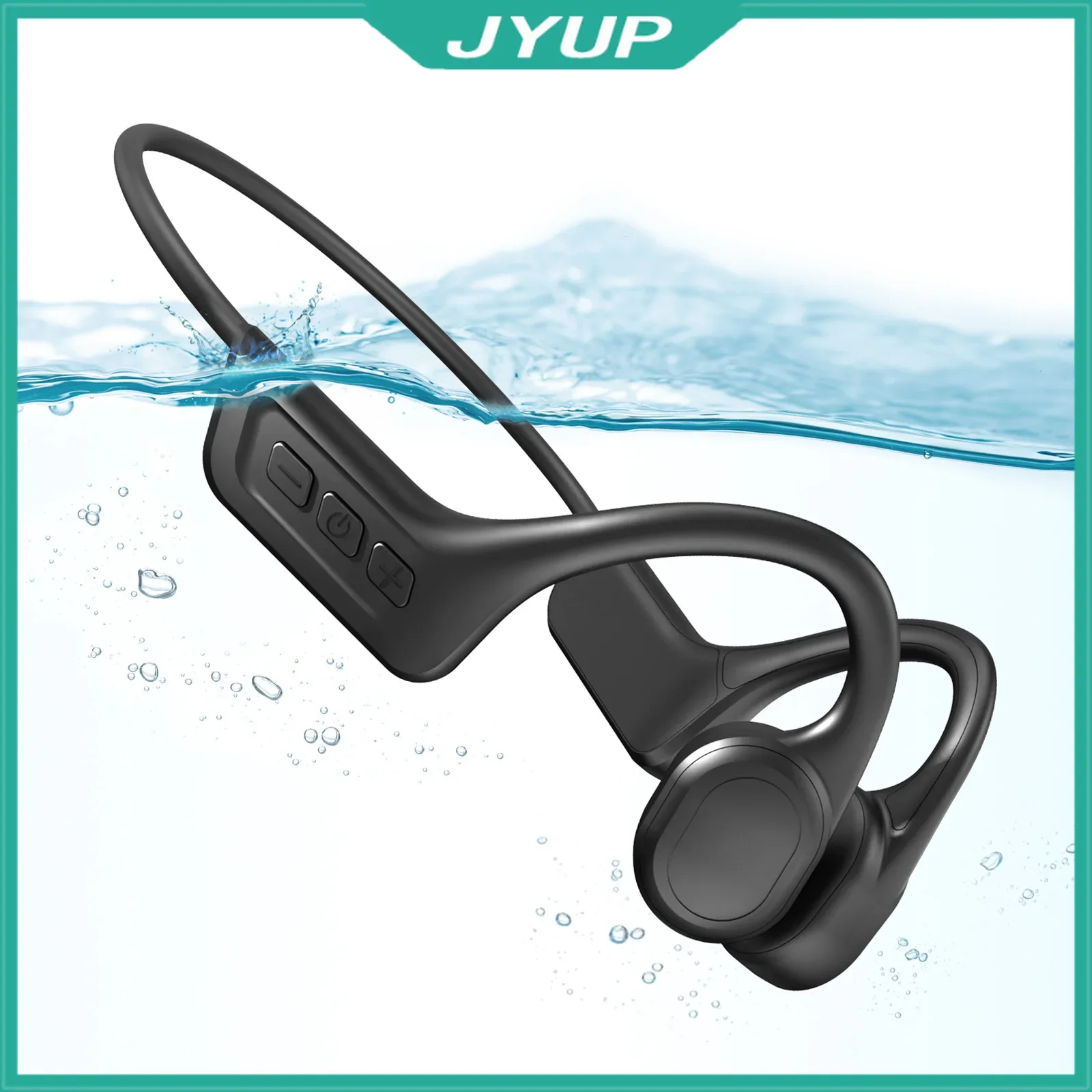 Imagem -02 - Bone Conduction Sports Headphones Bluetooth Headconjunto Memória Embutida Impermeável Shokz Open 32gb Novo