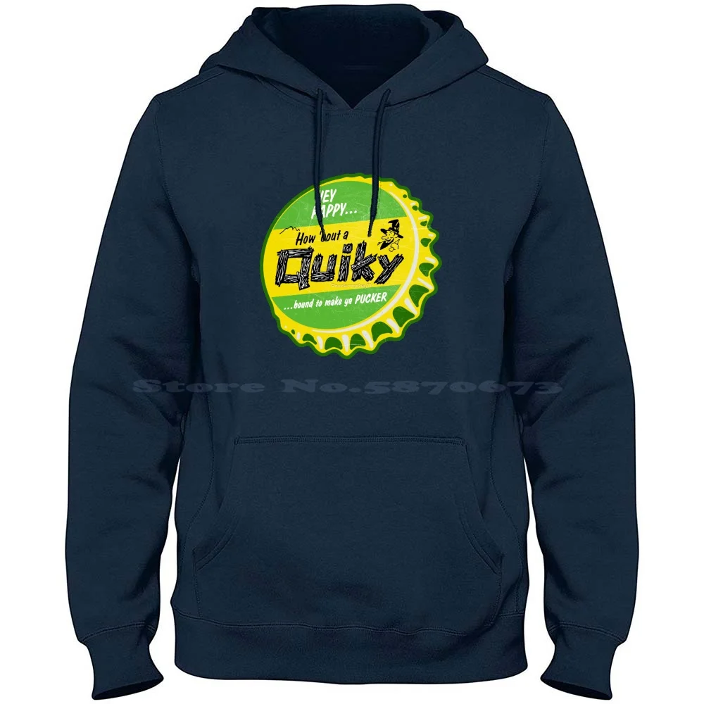 Sudadera con capucha Vintage Quiky Soda Pop, 100% algodón puro, camiseta Atomic Cream Grape Punch Nesbitts Mtn Dew, Big Red Frostie Acme