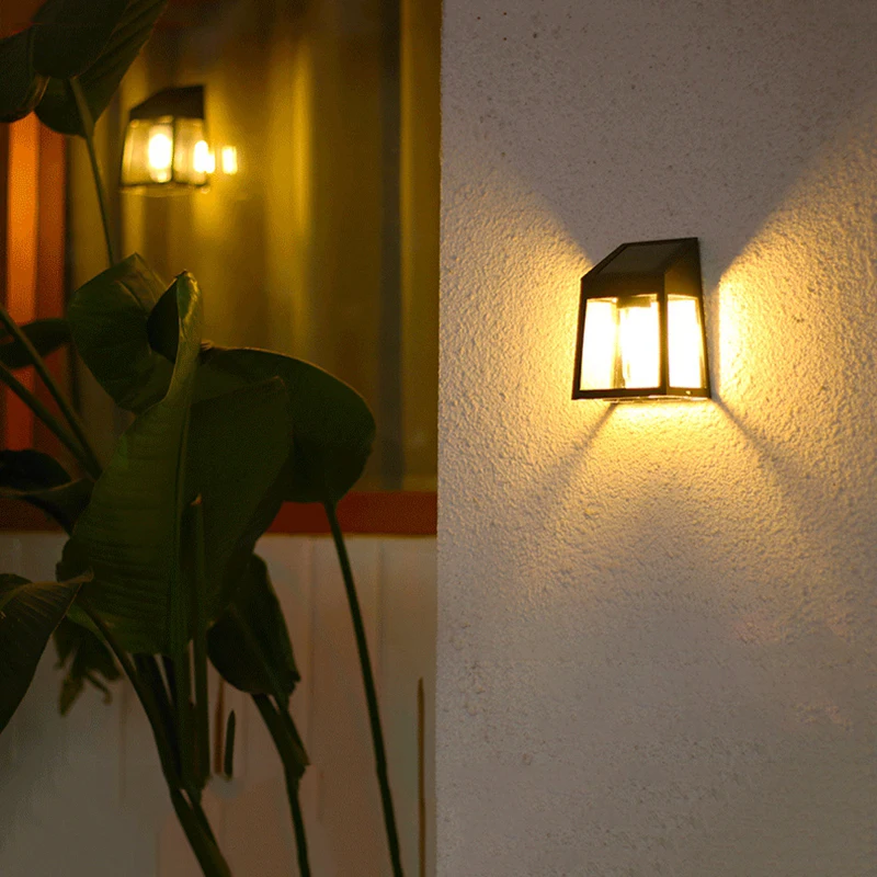 Solar Wall Light Outdoor Water - Outdoor Lighting On Fence ulasan dan harga
