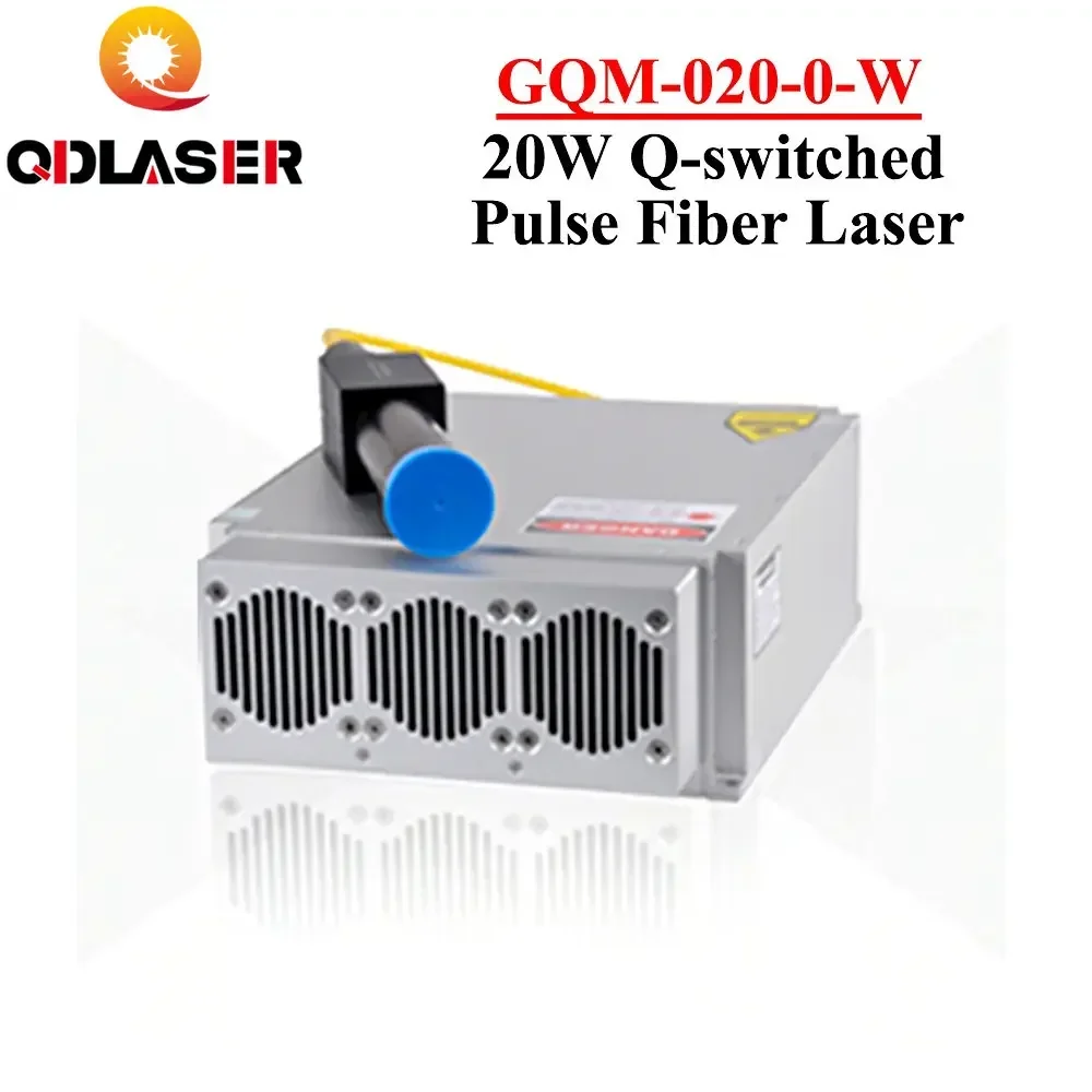 

QDLASER 20 Вт Q-переключатый импульсный волоконный лазер серии GQM-B-020 1064 нм Высококачественная лазерная маркировочная машина DIY ЧАСТЬ