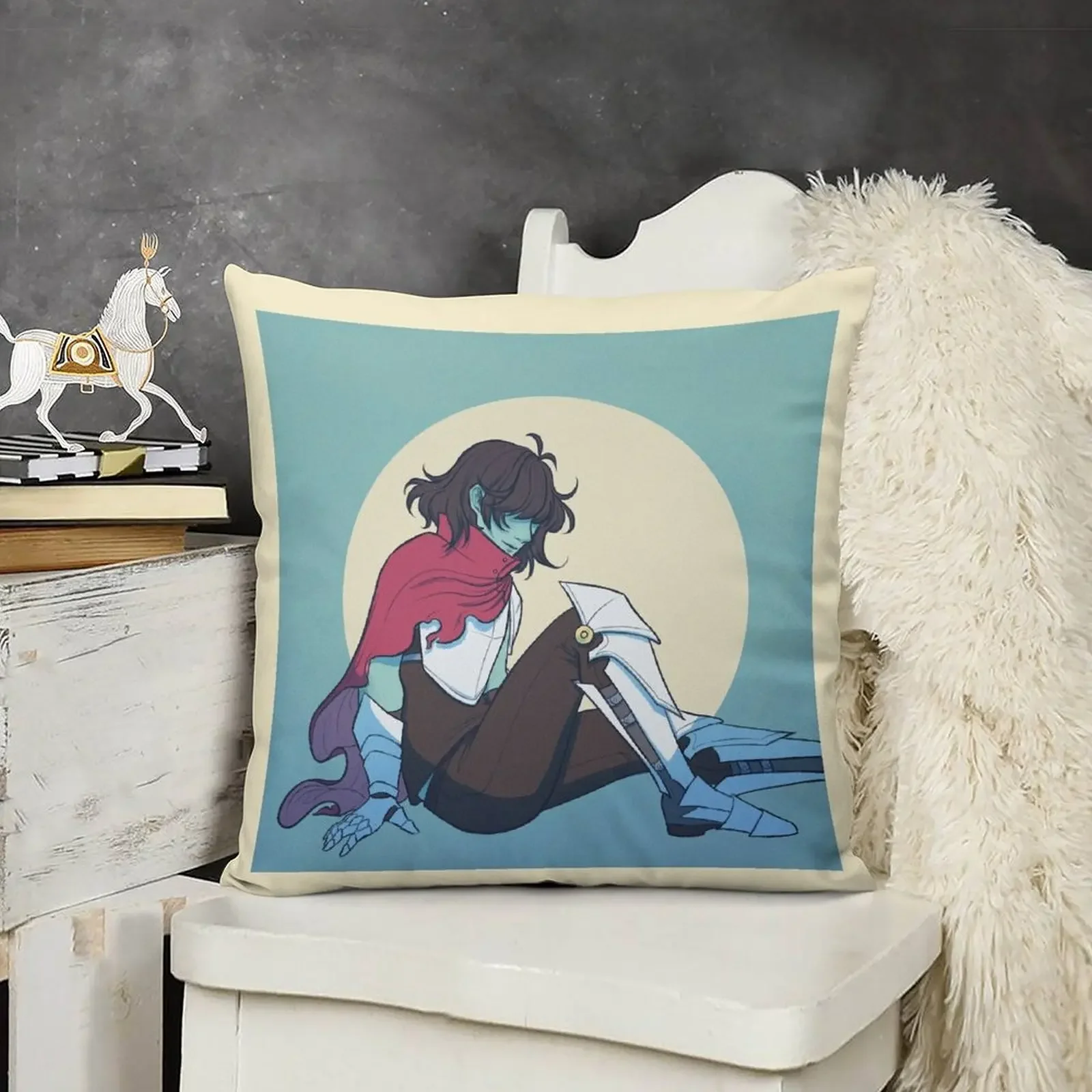 

Kris - Deltarune Throw Pillow Luxury Sofa Cushions New year Cushion Cover pillow