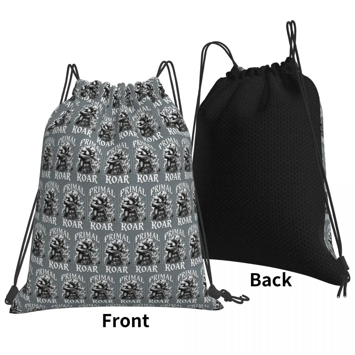 Primal Roar Backpacks Multi-function Drawstring Bags Storage Bag Book Bags for Man Woman School