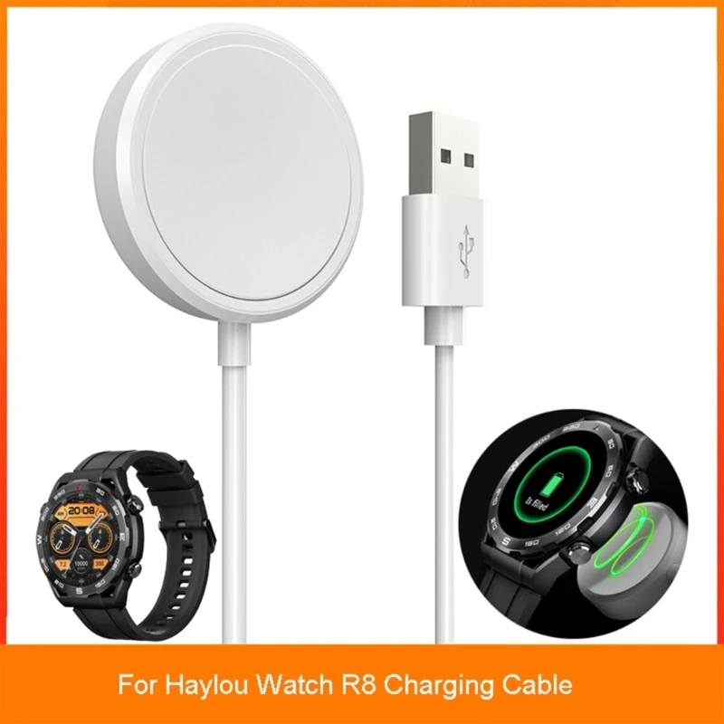 

USB-кабель для зарядки, док-станция для Haylou R8, портативная док-станция для часов, Магнитный зарядный шнур, провод питания