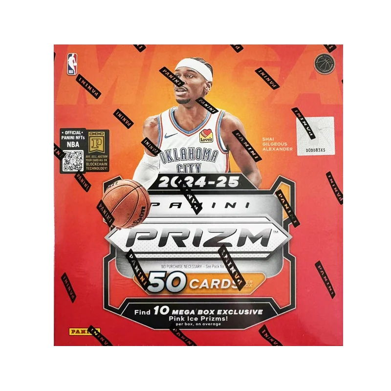 2024-25 파니니 프리즘 NBA 농구 메가 박스 셰드 아이스 프리즘 에디션 컬렉션 카드 남자아이 생일 선물