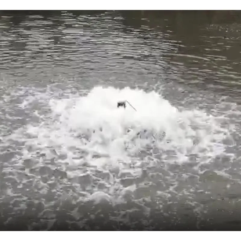 Hochwertige Aquakulturmaschine für Fisch- und Garnelenteiche, Tauchbelüfter mit Überspannungswelle