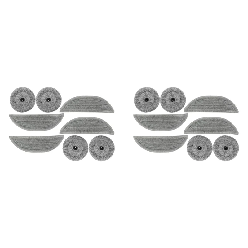 

X10A 8X Microfibre Wipes Set For Roborock S8 Maxv Ultra Vibra Rise 3.0 Mopping System - Quick & Reusable & Washable