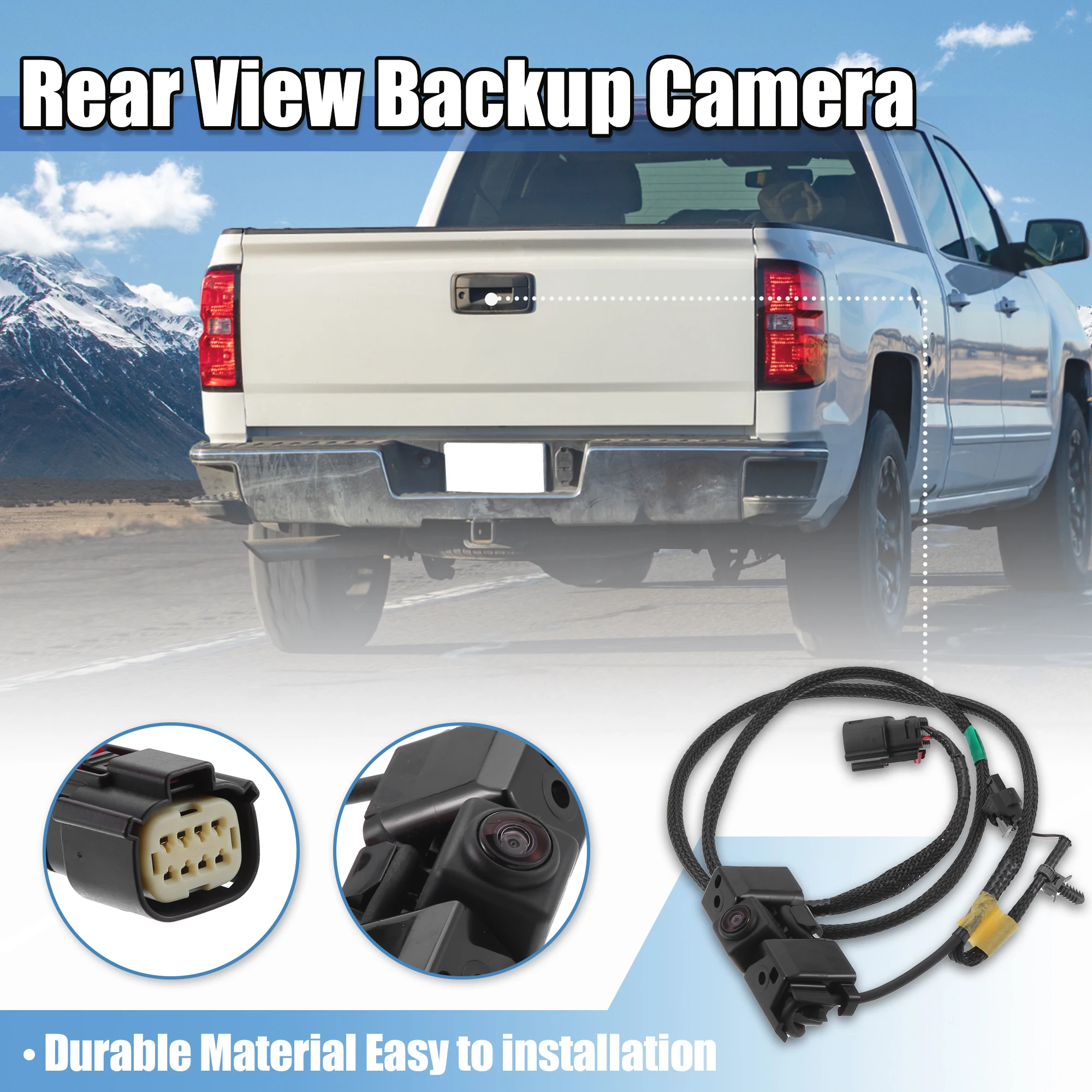 

UXCELL 84062896 Rear View Backup Camera for Chevy Silverado 1500 for GMC Sierra 1500