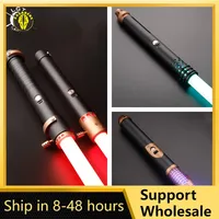 Laser Saber Neopixel Lightsaber Dark Series Metal Knife Heavy Dueling RGB Infinite Color Changing Smooth Swing Laser Sword Gift