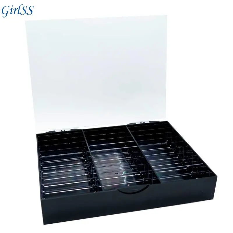 

Transparent Cover Dustproof Case for Nail and Art Keep Your Creations Clean T4MB