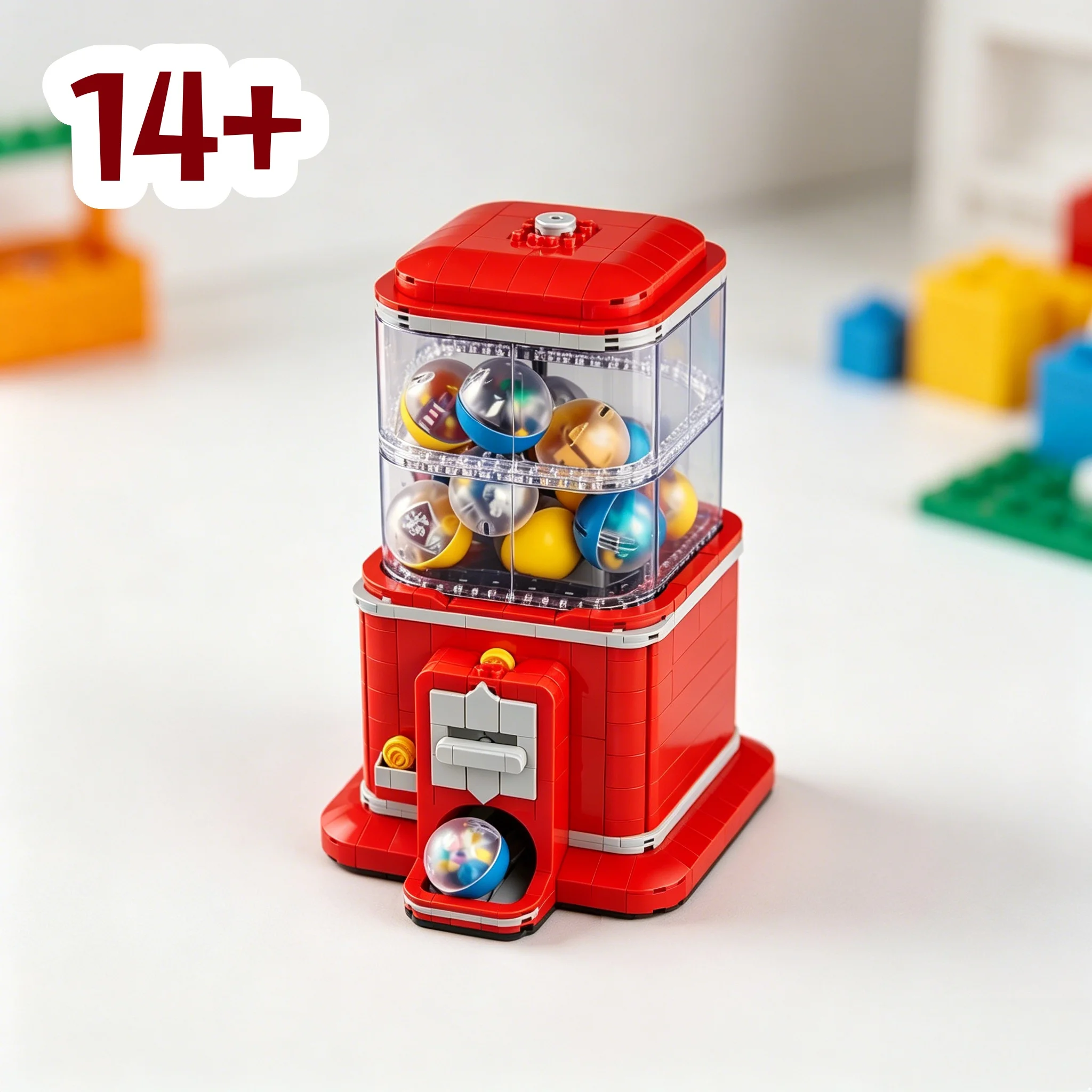 

MOC coin-operated vending machine building block set creative education retro vending machine educational toys nostalgic