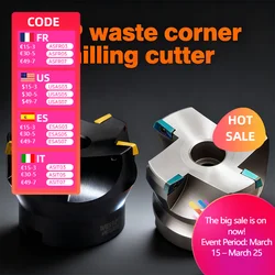 RAP 300R/400R 63-22-4T 63-22-5T 100-32-6T 75 Degree Positive Head 25.4 50mm For APMT1135/APMT1604 CNC Milling Cutter face mill