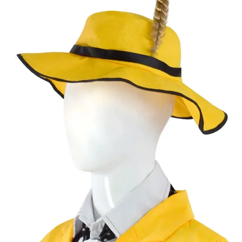 زي الهالوين التنكري، قناع جيم كاري، غطاء رأس للجنسين، زي أصفر كامل، ملابس أنيمي