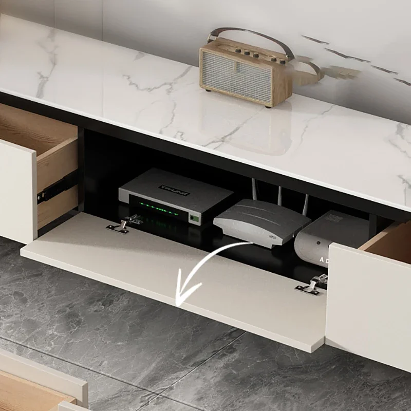 فاخر بسيط خزانة تلفزيون أنيقة الحديثة الشمال حساسية تلفزيون وحدات التحكم خزانة الجمال العصرية Meuble التلفزيون صالون أثاث المنزل #5