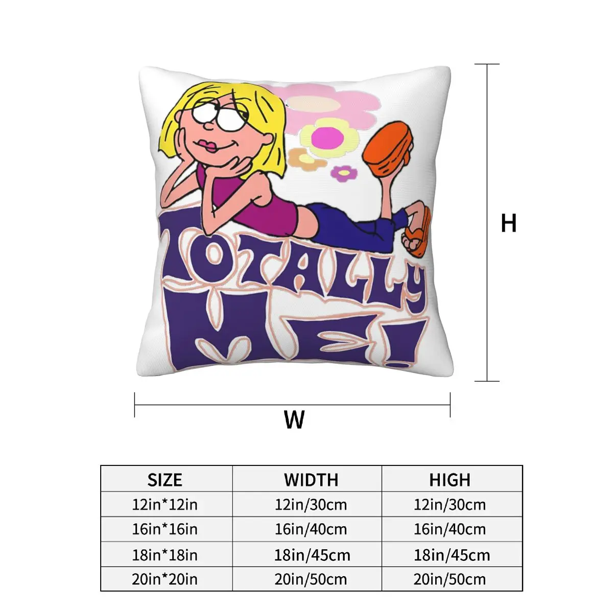 Lizzie Mcguire Cartoon 2 pcs Square Pillowcase Pillow Cover Cushion Decor Comfort Throw Pillow for Home Sofa