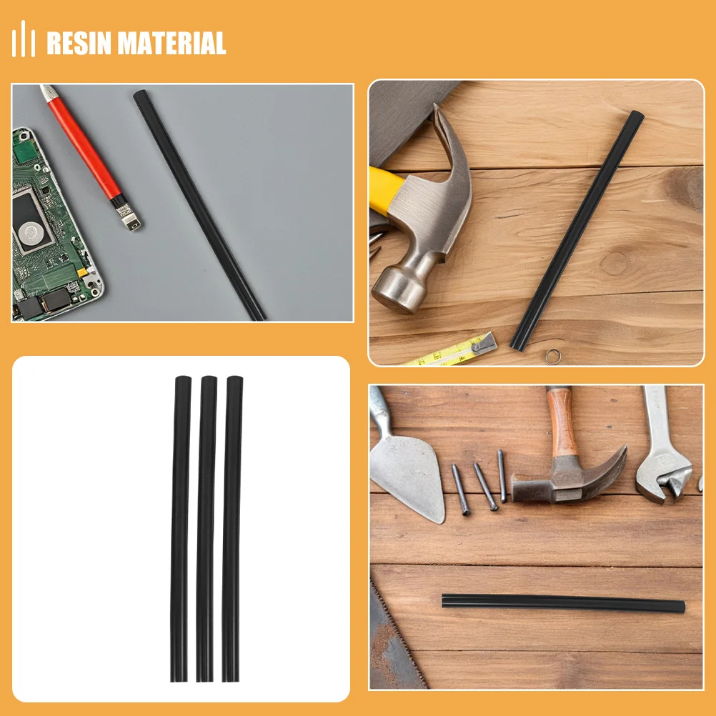12Pcs Hot Melt Glue Sticks High Strength Transparent Resin Adhesive Rods Heavy Duty Craft Repair DIY Projects Bulk Glue Sticks