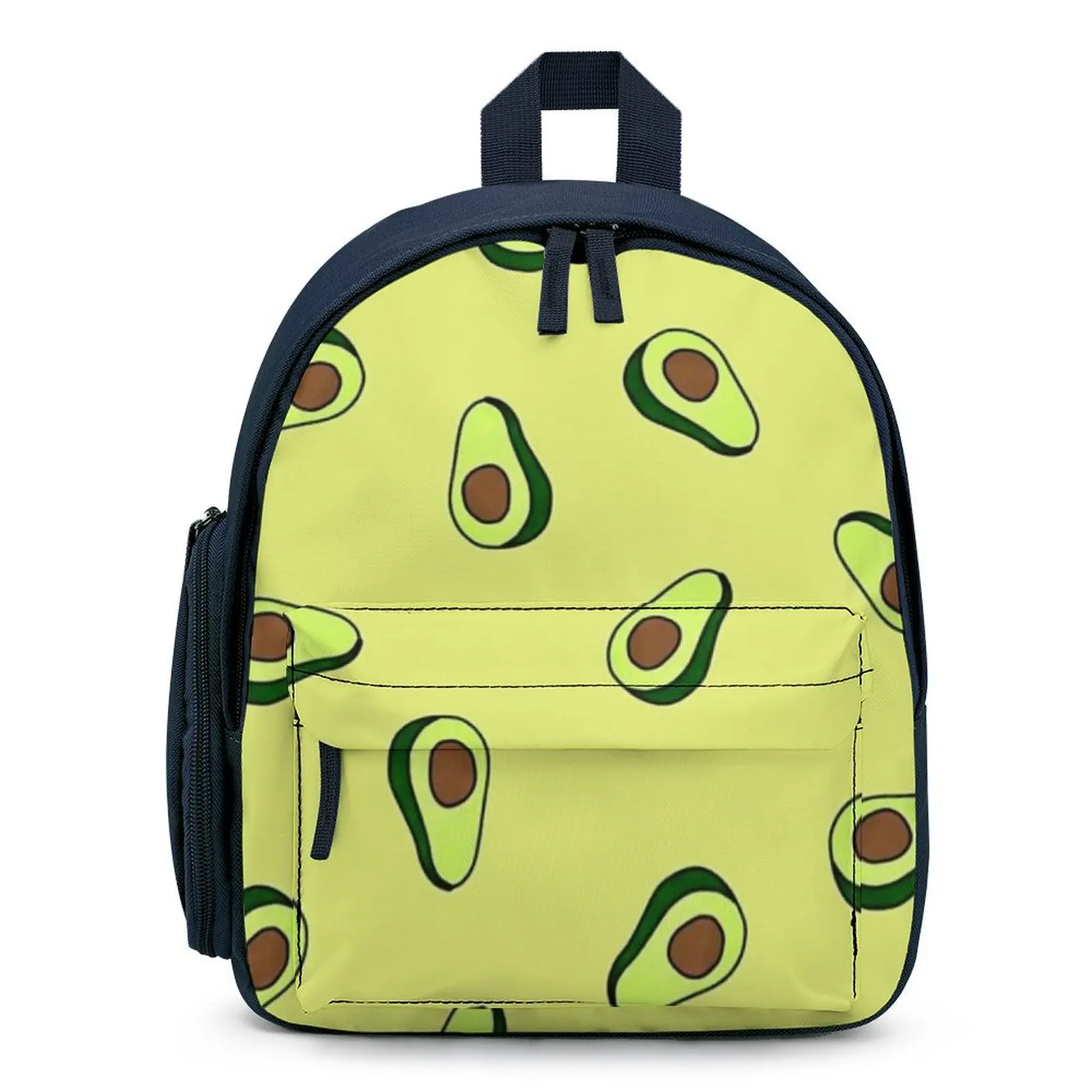 Peuter Satchel Custom Cartoon Rugzak Groene Avocado Cartoon Tas Kleine Zak Camping Draagbare Jongen Meisje Rugzak 12 Inch