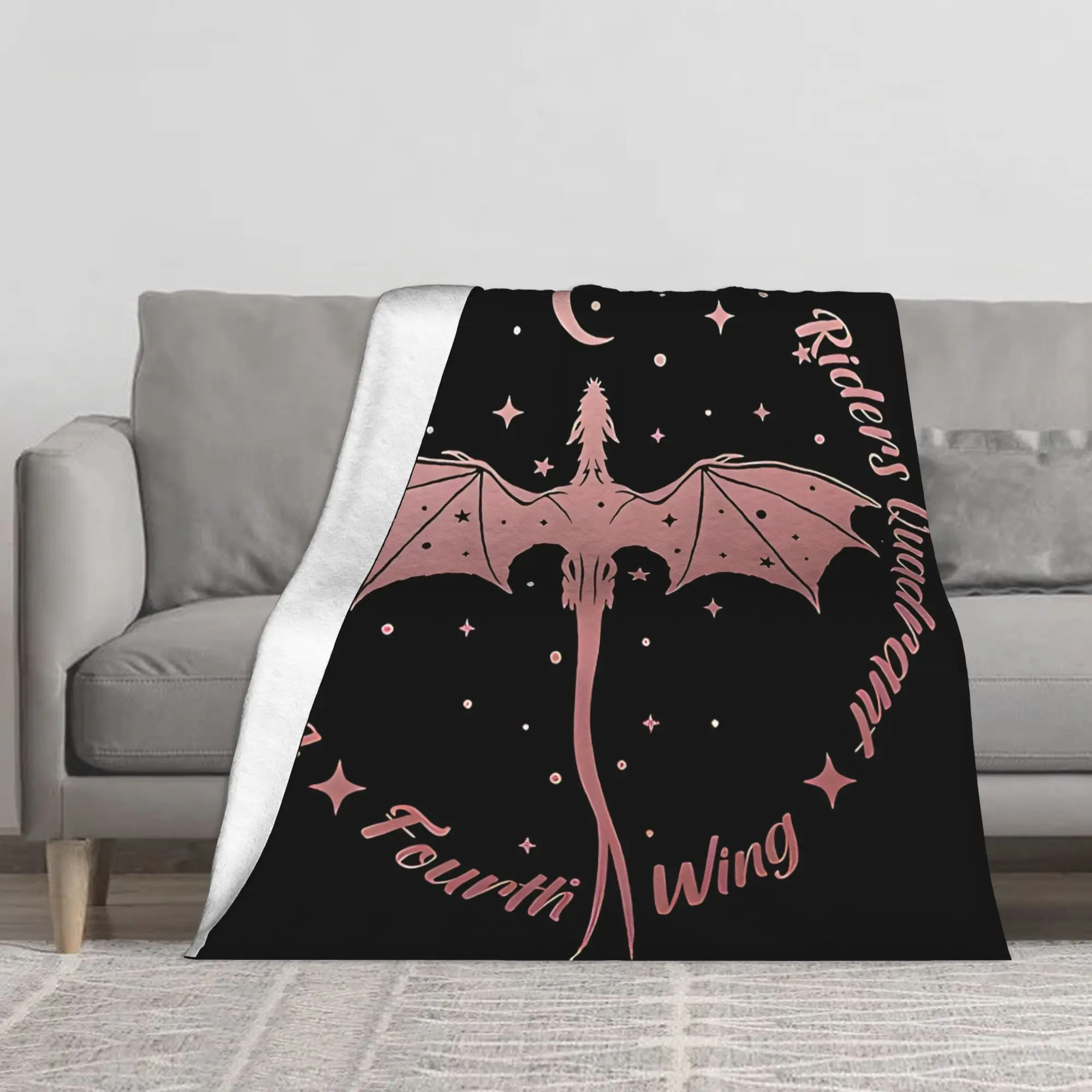 1PC Ombre Riders Quadrant Flying Dragon Blanket Throw Blanket Novelty Warm Blanket All Season Gift
