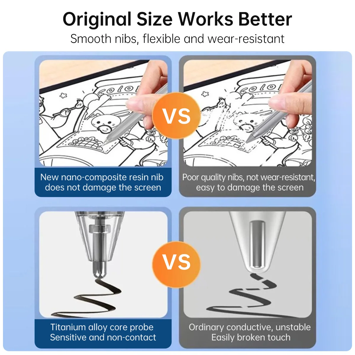 Honor Magic-Pencil 3 용 교체 가능한 연필 팁 M-pencil 2 액세서리 용 스타일러스 펜 팁 수정 된 펜촉 예비 교체 가능한 펜촉