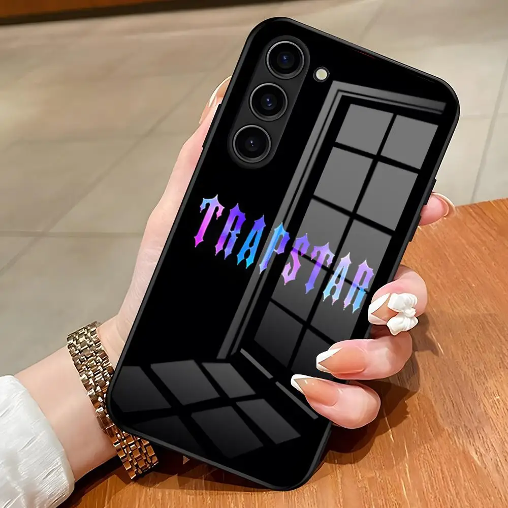 TrapstarES Fashion Phone Case For Samsung S26 S25 Edge Ultra S23 S22 S21 S20 Ultra Plus S24 Fe A54 A53 A25 Glass Cover view 5
