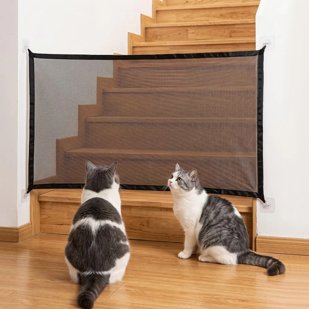 Foldable No-install Pet Gate Anti-crawl Bottom Pet Isolation Barrier Safety Fence for Dogs Cats Home Pet Supplies