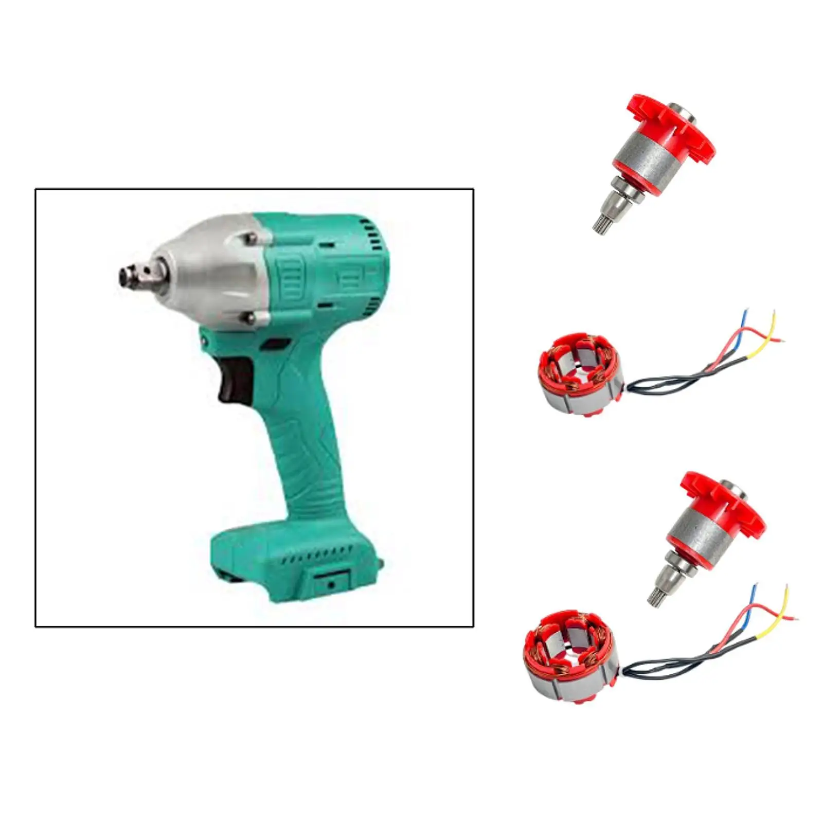 Chave elétrica do estator do rotor, fácil de instalar, substituições multiuso de alta resistência para chave 2106 para eletricista de fábrica