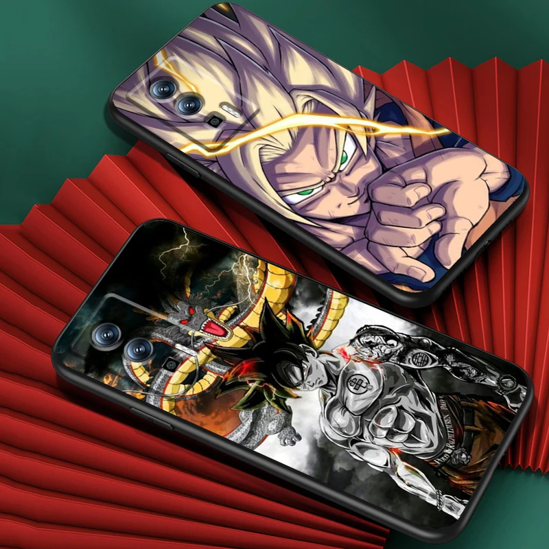 D-D-Dragons B-Balls Z Cartoon For Xiaomi Redmi 9A 9C 9AT 10C 9 9T 10 12C 13C A3 12 K60 A1 K50 K40 5G Black Cover Phone Case