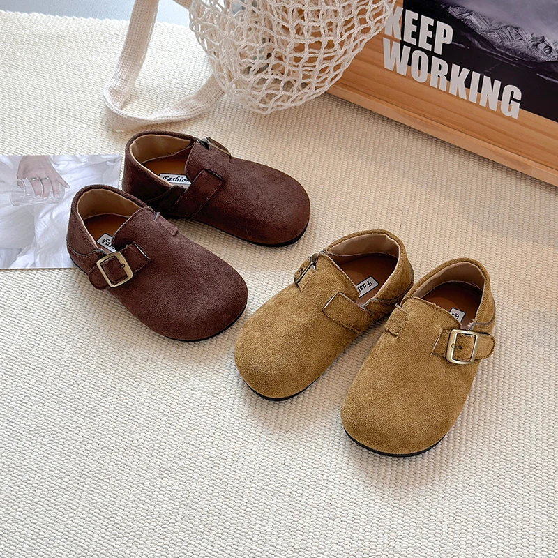 

Весенне-осенняя детская обувь в стиле ретро, ​​повседневная обувь для маленьких девочек и мальчиков, удобная нескользящая обувь для малышей на мягкой подошве, детская обувь для малышей