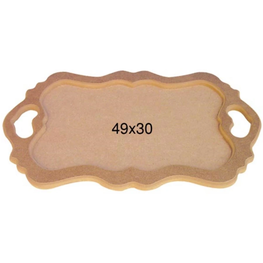 T701 Jigsaws Tray, Dyeable Raw Wood Mdf Tray