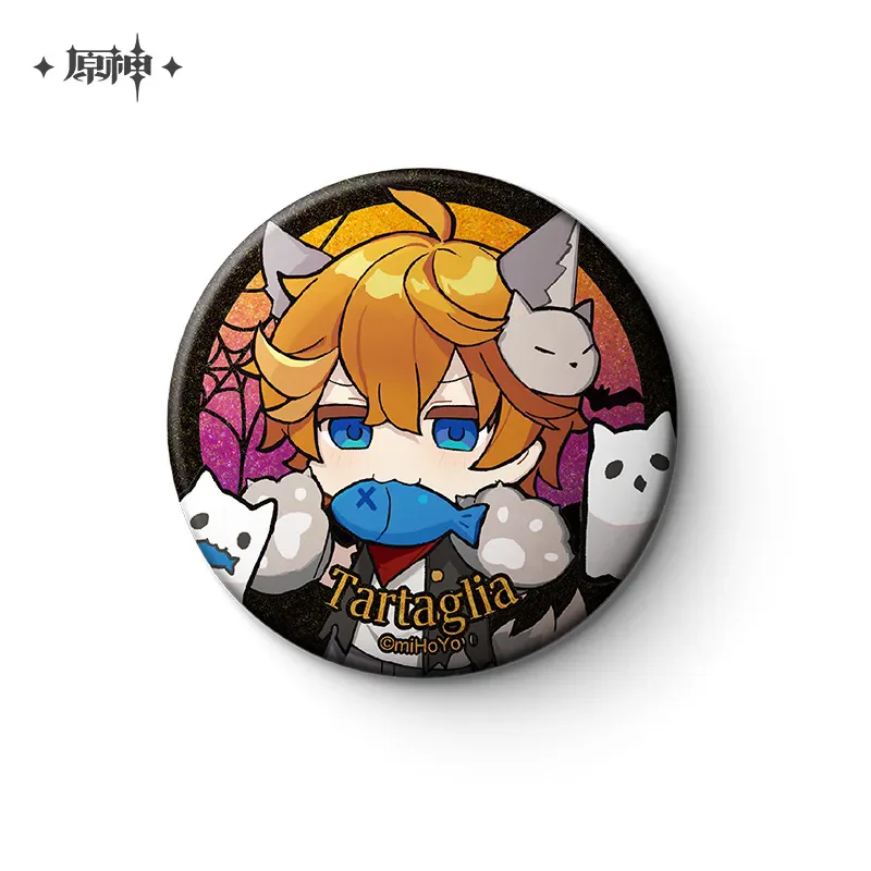 Genshin Impact Official Quirky Cross-Dressing Theme Series Q Badge Game Peripherals Accessories