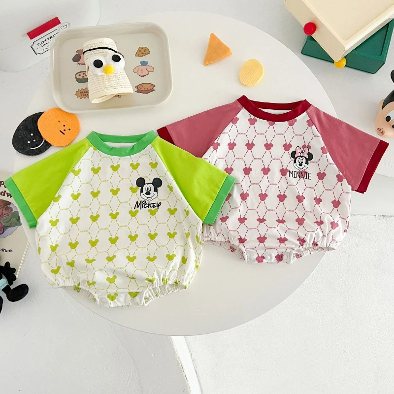 

Disney Cartoon Cute Mickey Minnie 0-2 Years Old Boys and Girls Baby Triangle Bag Fanny Clothes Fashion Baby Clothes Baby Stuff