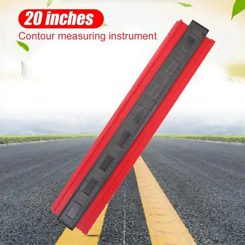 20 Inch Plastic Profile Copy Gauge Contour Gauge Duplicator Tiles Wood Marking Tool Tiling Laminate Tool Floor Measuring Tool