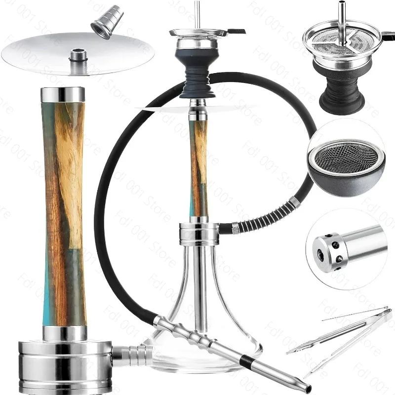 Arabian Shisha Outlet Aluminum Alloy Hookah Set Smoking Set
