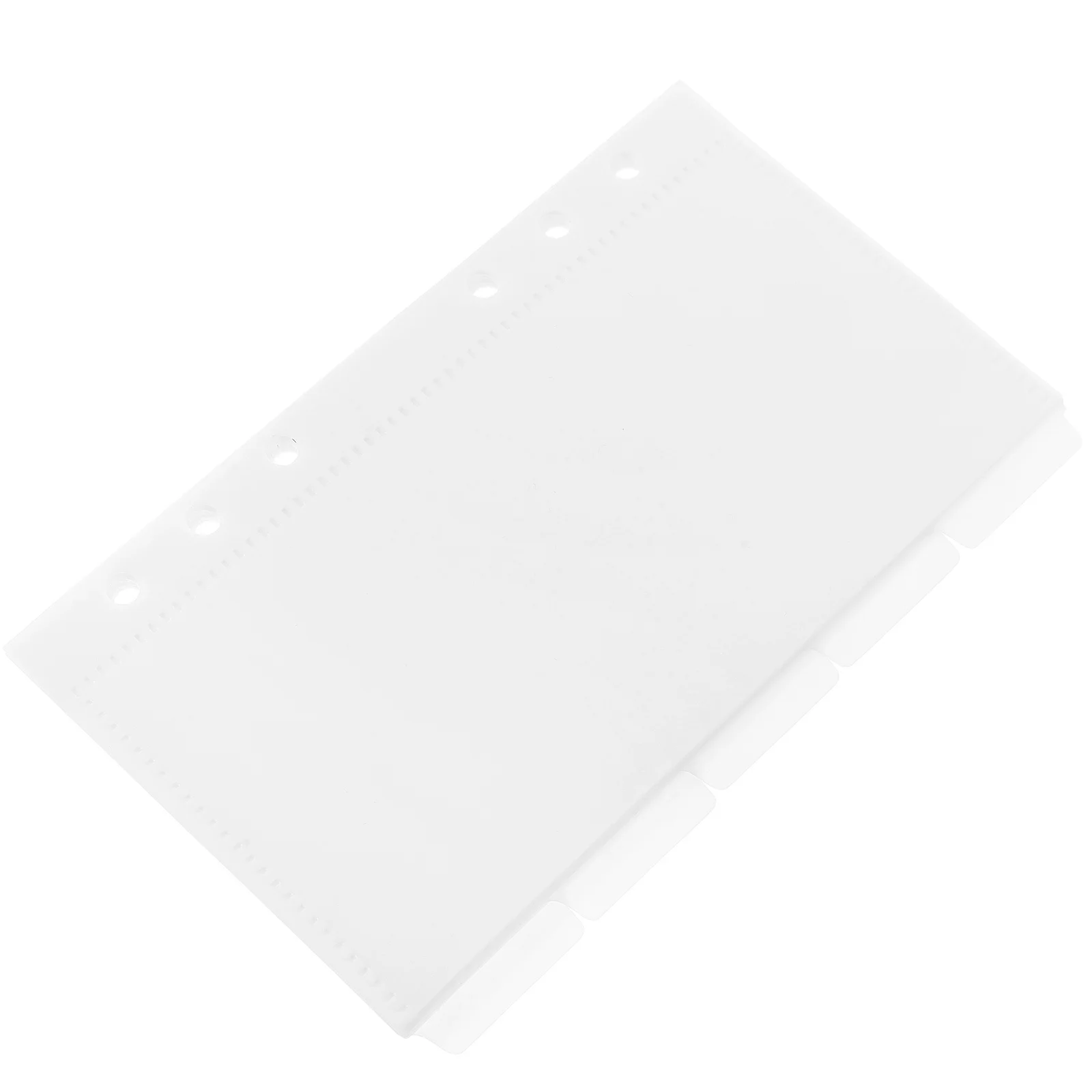 

5 Pcs Loose-leaf Notebook Refill Cash Envelopes Budgeting Supplies Ear Savings Binder White for
