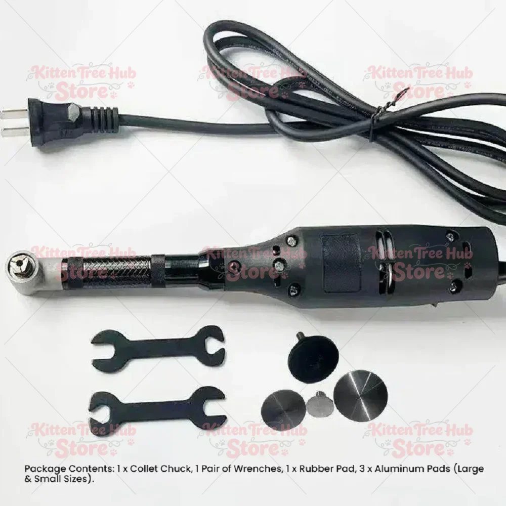 130W 10000RPM 90° Electric Angle Grinder Flexible Shaft Hanging Polisher