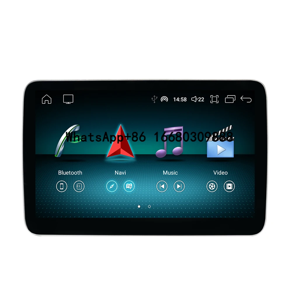 

New Android 14 Car Dvd Video Multimedia Radio Player Wireless CarPlay Android Auto for M Class W166 ML250 ML350 GL