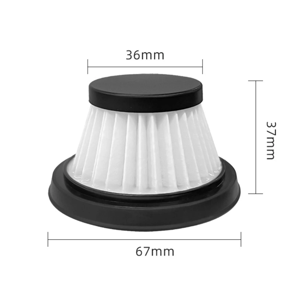 8/4 قطعة قابلة للغسل وإعادة الاستخدام استبدال فلتر HEPA ترشيح عالي الكفاءة لأجزاء المكنسة الكهربائية اللاسلكية المدمجة على شكل بطة