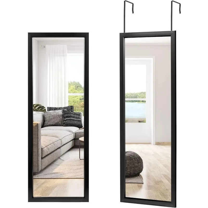 Full Length Mirror Hanging Over The Door or Leaning Against/ Mounted On Wall, 43