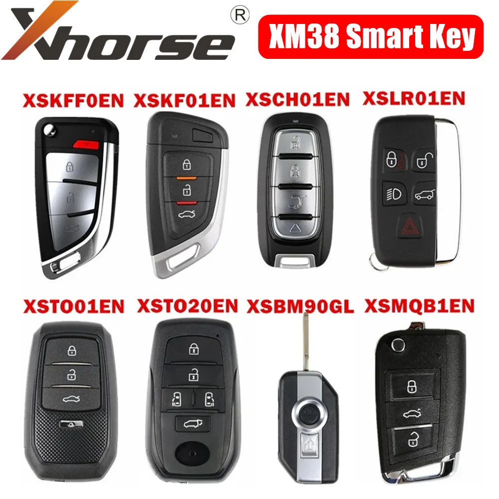 Xhorse XM38 inteligentny klucz serii XS XSKFF0EN XSCH01EN XSLR01EN XSKF01EN dla Chrysler/Land Rover XSBM90GL XSTO20EN XSMQB1EN XSTO01EN